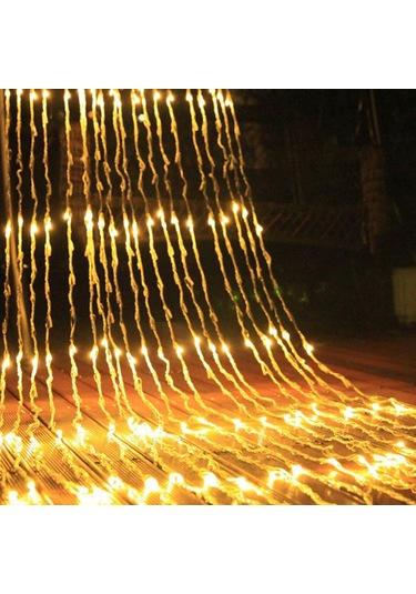 Sunlight 3x3m Yağmur Perde Led Aydınlatma Animasyonlu Beyaz