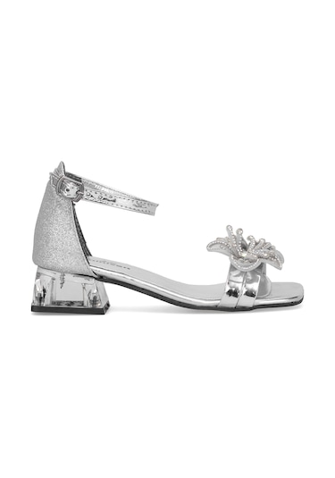 Elit Br-f-155-25y Filet Kız Çocuk Abiye Ayakkabı Gümüş Gümüş