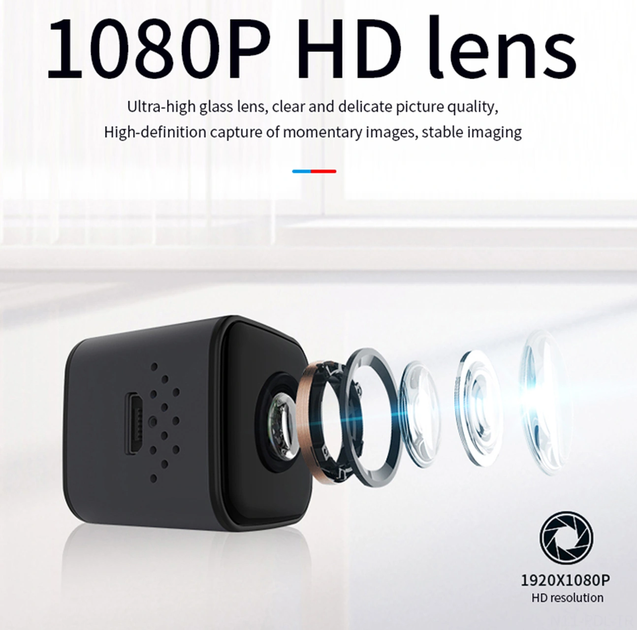 Padalink Sq28 1080p Hd Gece Görüşlü Su Geçirmez Kamera - Manyetik Mini Dv Spor Kamerası, 128g Tf Kart Desteği Siyah