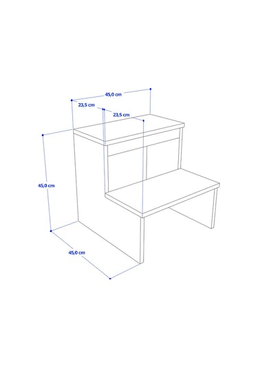 Mutfak Taburesi 001 - Sonoma Meşe
