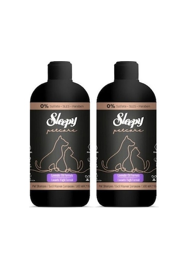 Sleepy Petcare Lavanta Yağlı Evcil Hayvan Şampuanı 2 x 500 ML