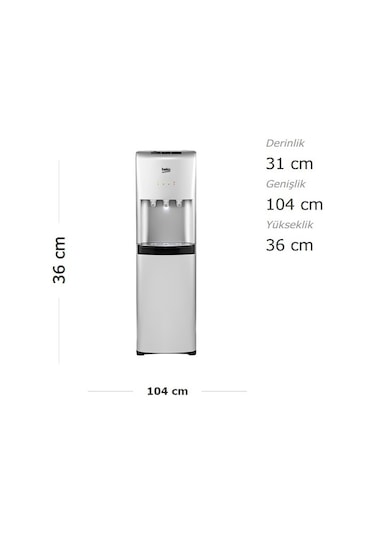 Beko BSS 4600 Su Sebili Gri