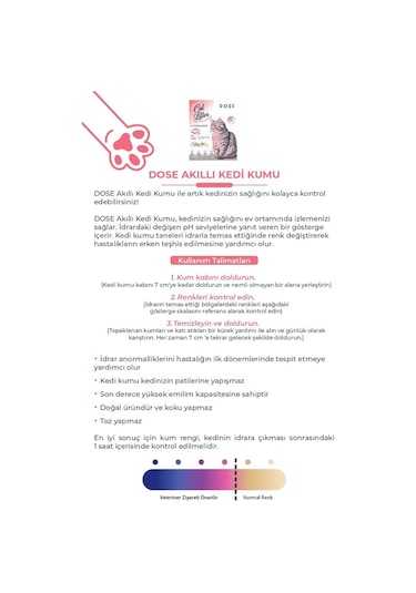 Cat Litter Dose Bahar Kokulu Akıllı Kedi Kumu 7 L