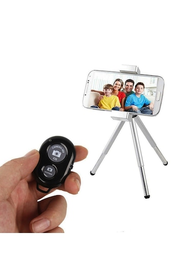 Bluetoothlu Uzaktan Fotoğraf Çekim Kumandası Siyah - Al4805