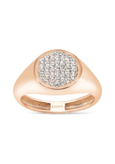 0,37 Karat Düz Yuvarlak Rose Trend Yüzük