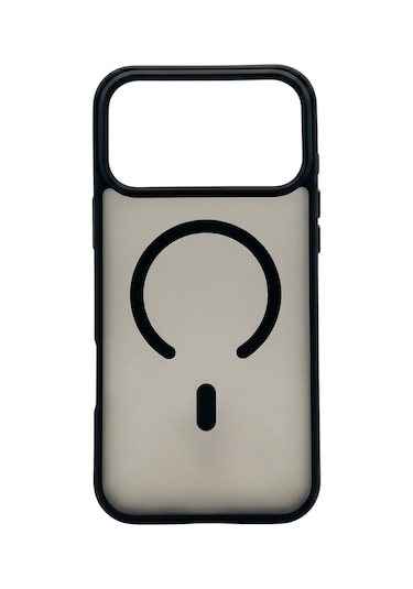 Ps iPhone Uyumlu 17 Pro Max Mist Serisi Magsafe Kılıf - Siyah