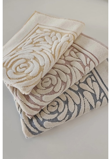 2'li Zemini Renkli %100 Pamuk Ayak Havlusu İndigo