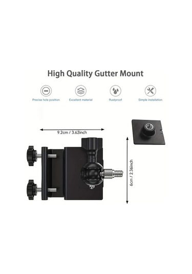 Trendooze Sunshine022 Halka Güneş Braket, Beyaz, Aletsiz, Alüminyum