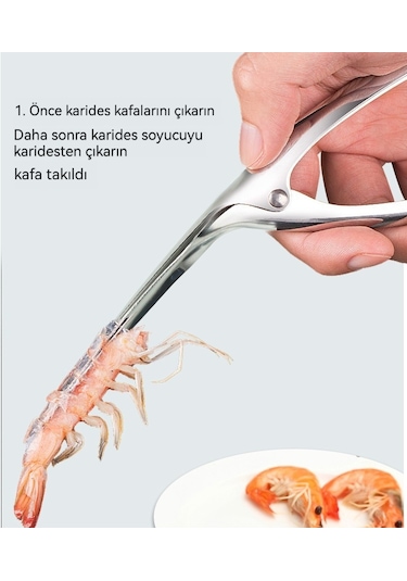 304 Paslanmaz Çelik Karides Soyucu