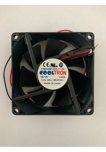 Cooltron Fd8025b12w5712n 80x80x25mm 12v Dc Kompakt Fan