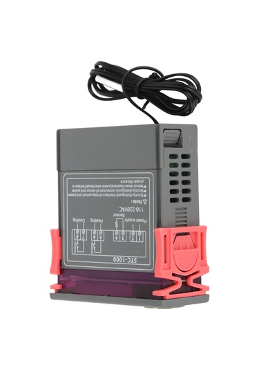 Vkemall Stc-1000 Dijital Sıcaklık Kontrol Cihazı: Soğutma-ısıtma Modu, Kalibrasyon, Alarm Ve Ntc Sensörlü 10a 110-220v