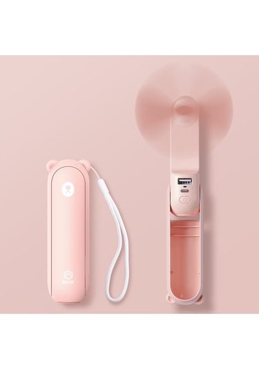 Life 8 Plus 4500mah Taşınabilir El Tipi Vantilatör, Beyaz