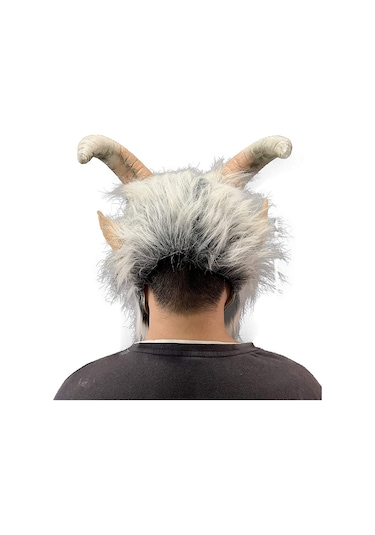 Qianfan Lucifer Boynuzlu Maske Korkutucu Şeytan Krampus