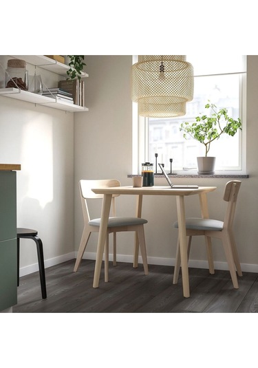 Lısabo Mutfak Masası, Dişbudak Kaplama, 88x78 Cm, 2 Kişilik