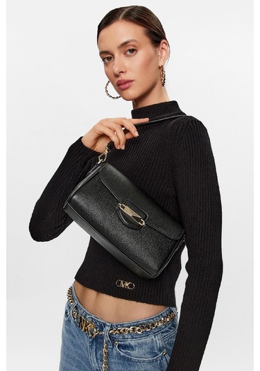 Michael Kors Fleur Çapraz Kadın Çantası 32f3g6fc1l Siyah