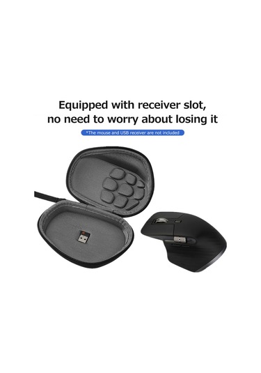Skycity Logitech Mx Master 3 Kablosuz Fare İçin Taşınabilir Eva+nilon Depolama Çantası, Sağlama Ve Korumalı Kutusu - Siyah Siyah