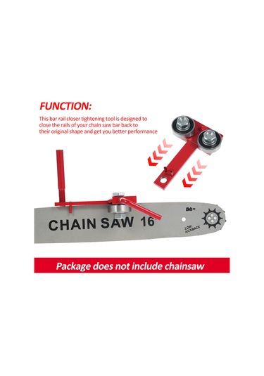 Reedark Testereli Zincirli Testere Ray Sıkma Ve Tamir Aleti - Ayarlanabilir Metal Ray Kapatma Aparatı