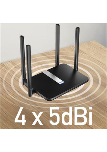 Cudy LT500 2.4 GHz 300 Mbps 5 GHz 867 Mbps 4 Port Router