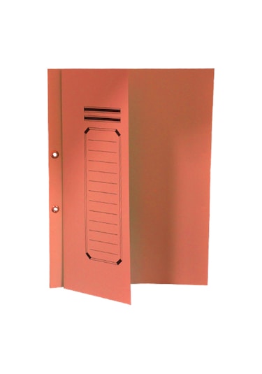 Alemdar Yarım Kapak Karton Dosya Lüks 25'li Paket Pembe