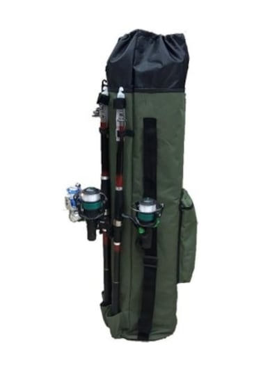 Powerex Haki Balıkçı Sırt ve Kamış Olta Çantası