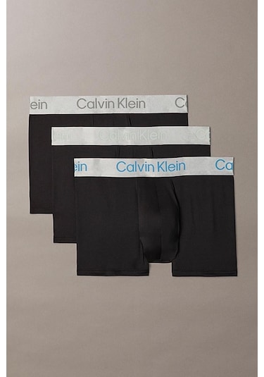 Calvin Klein Erkek 3'lü Boxer Lv00nb42693w7-15184 Siyah