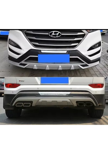 Hyundai Tucson Ön-arka Tampon Koruması 2015-2018 Model 2