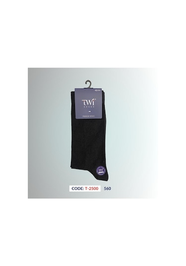 Twisocks Pamuk Soket Düz Karışık Çorap 12'li - Karışık Gri