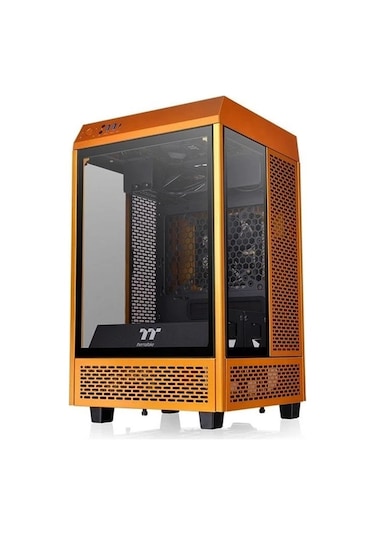 Thermaltake The Tower 100 CA-1R3-00SBWN-00 Mini ITX Oyuncu Kasası Gold