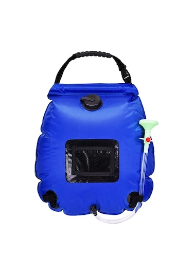 Aotu At6628 20l Outdoor Güneş Isıtmalı Duş Çantası Mavi