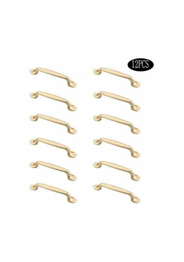 12 Adet Altın Mobilya Kulpu, Altın Mutfak Kapı Kulpu, Çekmece Kulpu, Yatak Odası Çekmece Kulpu, Dolap Kulpu, Altın Mutfak Kapısı