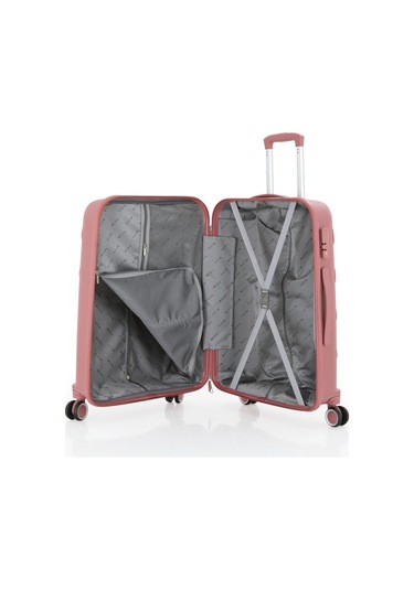 Mçs Polipropilen Valiz V376 55 Cm S23sy100002955 00418 Koyu Pudra
