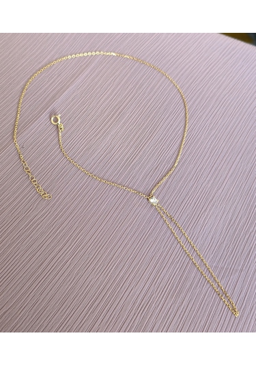 Tek Taşlı Gümüş Şahmeran Bileklik - Gold Renk Gold