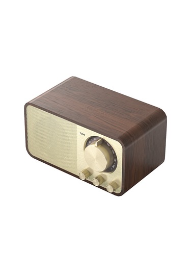 Reedark Jy-66 Ahşap Kablosuz Bt5.0 Hoparlör Retro Klasik Soundbox Süper Bas Subwoofer Fm Radyo Desteği Tf U Disk Aux In Müzik Çalma