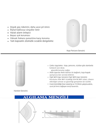 Obiem Pgst Akıllı Ev Güvenlik Alarm Sistemi + İç Ve Dış Mekân Ptz Hd Kamera