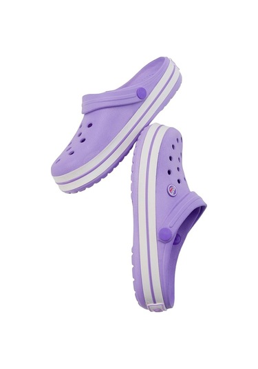 Unisex Confort Medikal Hemşire Sabo Terlik Mor-Mor