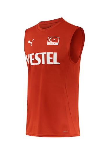 Puma Türkiye Voleybol Milli Takım 2024 Erkek Forma 706431 02 Kırmızı