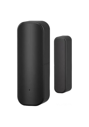 Ximistore9 Ev Güvenliği Wifi Pencere Kapı Sensörü - Açma/kapama Tespiti, Uzak Bildirim, Siyah, 1 Adet Pil Hariç