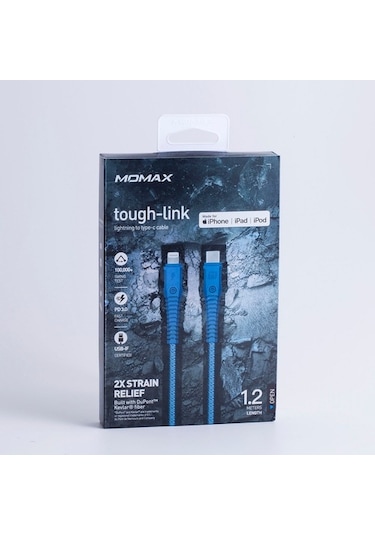 Momax Tough Lınk Usb-C To Lightning Cable (1.2M)