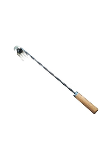 Singree Bahçe Yabani Ot Temizleme Aleti - Paslanmaz Çelik 4 Dişli Çift Amaçlı El Aracı