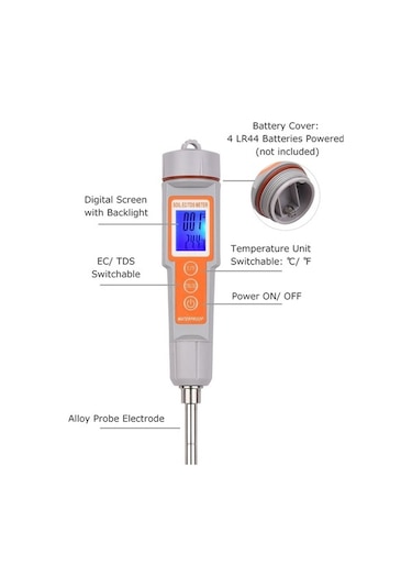 İn 1 Toprak Test Cihazı Arka Işık Ekran Ec/tds/sıcaklık Xinxin Toprak Test Probu Ölçer Çiftlik Meyve Dğ. Ölçüm Cihazları 44803110