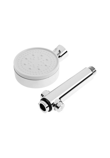 Zeın Düğmeli Stoplu Masaj Duş Başlığı 209992595 Krom