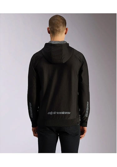 Alpinestars Sessions V3 Hoodie Kapüşonlu Sweatshirt Siyah Gri Çok Renkli