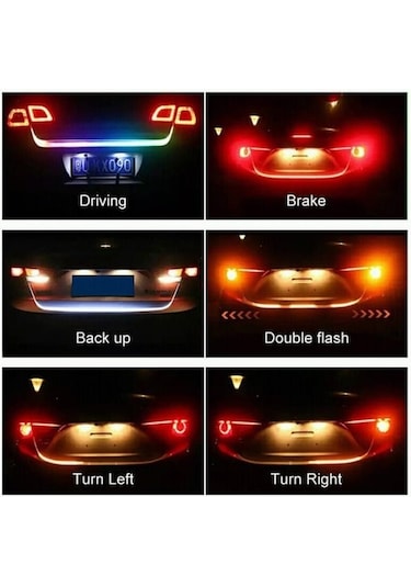 Honda Civic Bagaj Altı Kayan Led Kayar Led 120 Cm