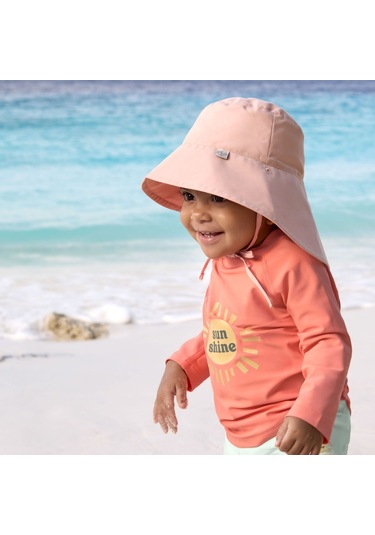 Lassig Sunshine Uv Korumalı Uzun Kollu Mayo Tişört Coral Pembe