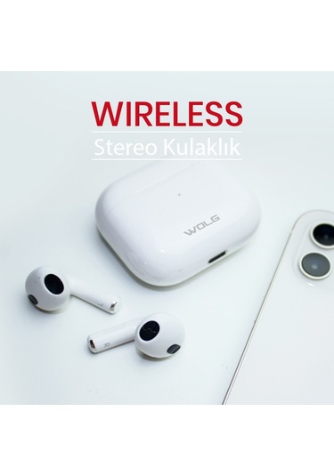 Wolg TB04 TWS Kablosuz Bluetooth 5.1 Kulakiçi Kulaklık