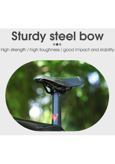 West Bıkıng-bisiklet Koltukları Dağ Bisikleti Koltukları Rahat Y22578-1 Siyah