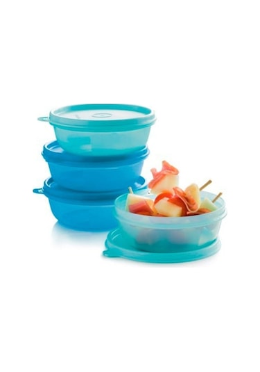 Tupperware Şeker Kaplar Saklama Kabı 4'Lü Çok Renkli