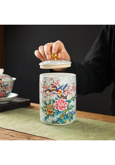 Suntek Çay Saklama Kabı Şeker Kahve Gevşek Çay Beyaz Için