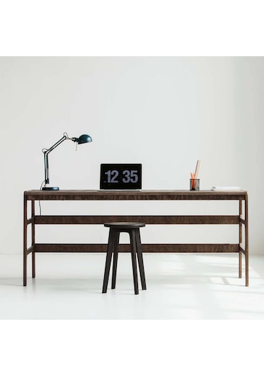 Woodesk Rustico Ahşap Çalışma Masası, Ceviz Renk Cpt4630-180 Ceviz