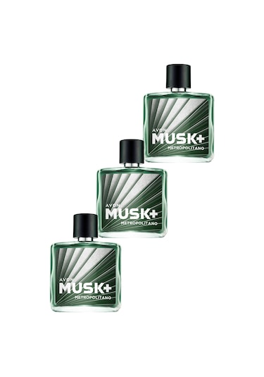 Avon Musk Metropolitano Erkek Parfüm EDT 3 x 75 ML